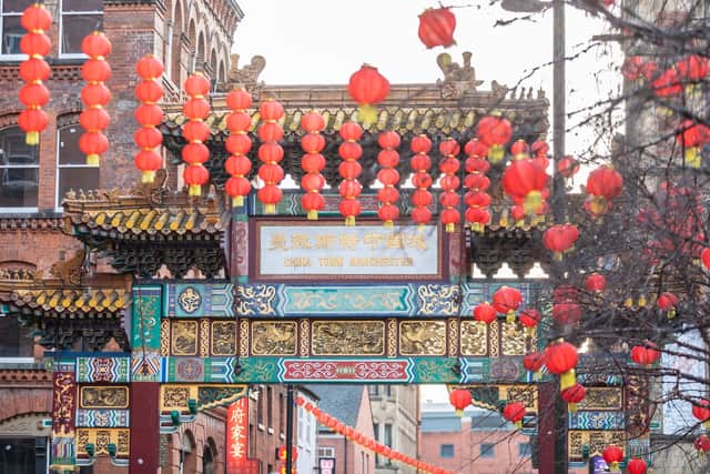 Red lanterns to mark Chinese new year in Manchester Credit: Shutterstock